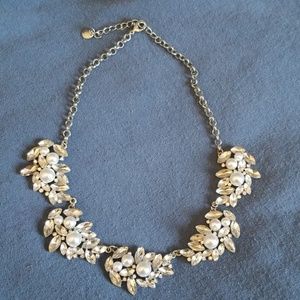 Jeweled and pearled necklace